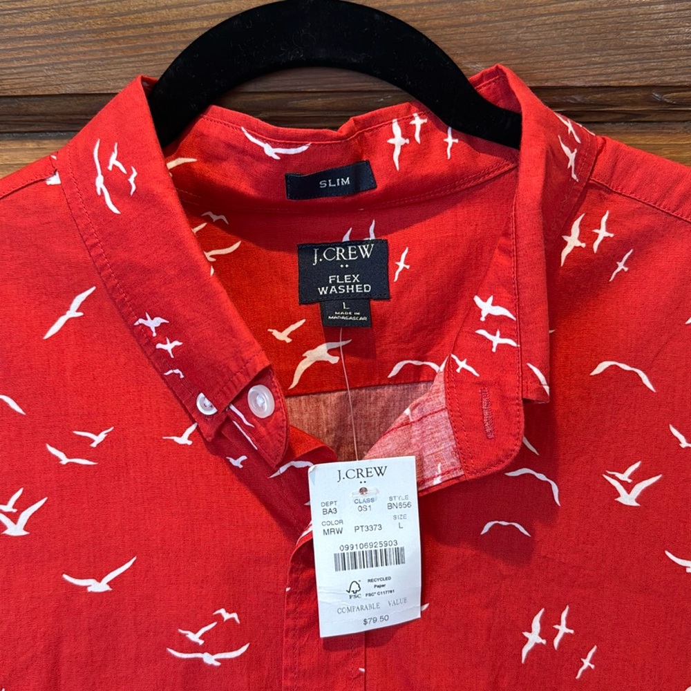J. Crew short sleeve button down shirt